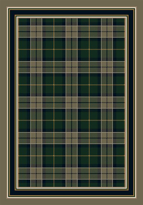 Magee Plaid-11006 Emerald II Flooring by Milliken