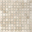 Ivory Travertine in 1x1 In Filled & Honed Mosaics