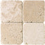 Travertine Collection in Mediterranean Ivory 6x6 Textured