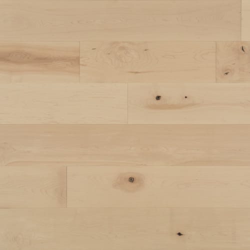 Flair Engineered - Maple DuraMatt in White Mist - 4 1/4" Smooth Hardwood